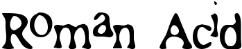 preview image of the Roman Acid font