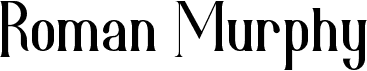 preview image of the Roman Murphy font