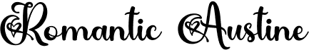 preview image of the Romantic Austine font