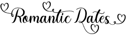 preview image of the Romantic Dates font