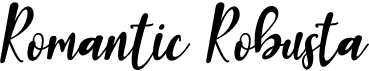 preview image of the Romantic Robusta font