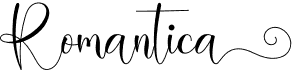 preview image of the Romantica font
