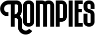 preview image of the Rompies font