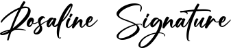 preview image of the Rosaline Signature font