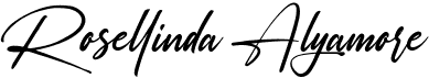 preview image of the Rosellinda Alyamore font