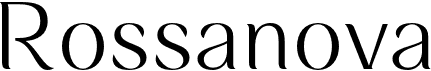 preview image of the Rossanova font
