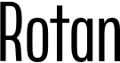 preview image of the Rotan font