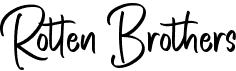 preview image of the Rotten Brothers font
