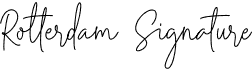 preview image of the Rotterdam Signature font