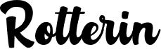preview image of the Rotterin font
