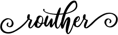preview image of the Routher font