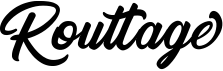preview image of the Routtage font
