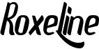 preview image of the Roxeline font