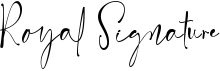 preview image of the Royal Signature font