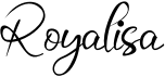 preview image of the Royalisa font