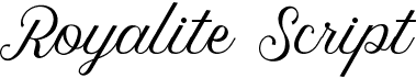 preview image of the Royalite Script font