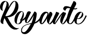 preview image of the Royante font