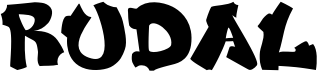 preview image of the Rudal font