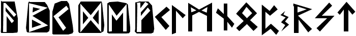 preview image of the Runes font