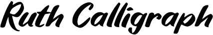preview image of the Ruth Calligraph font