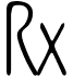 preview image of the Rx font