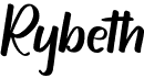 preview image of the Rybeth font