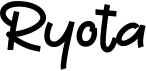 preview image of the Ryota font