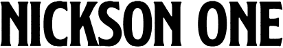 preview image of the S&S Nickson One font