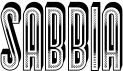 preview image of the Sabbia font