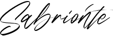 preview image of the Sabrionte font