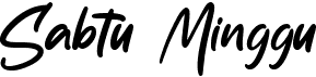 preview image of the Sabtu Minggu font