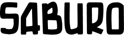 preview image of the Saburo font