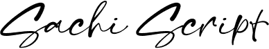 preview image of the Sachi Script font