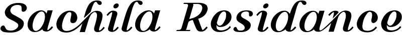 preview image of the Sachila Residance font