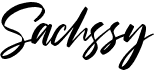 preview image of the Sachssy font