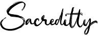 preview image of the Sacreditty font