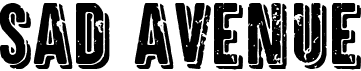 preview image of the Sad Avenue font