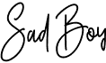 preview image of the Sad Boy font