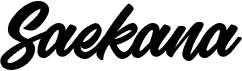 preview image of the Saekana font