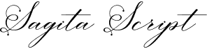 preview image of the Sagita Script font