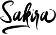 preview image of the Sakira Script font