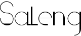 preview image of the Saleng font