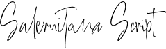 preview image of the Salernitana Script font