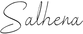 preview image of the Salhena font