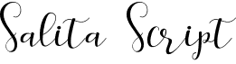 preview image of the Salita Script font