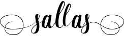 preview image of the Sallas font