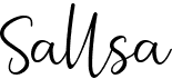 preview image of the Sallsa font
