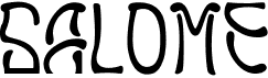 preview image of the Salome font