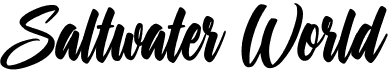 preview image of the Saltwater World font