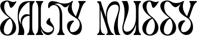 preview image of the Salty Mussy font